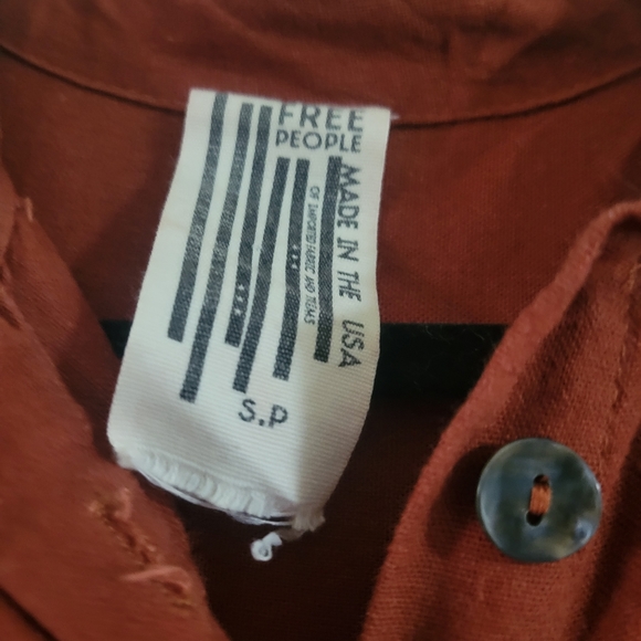 Free People Rust Colored Jumpsuit Size S/P - Picture 7 of 8